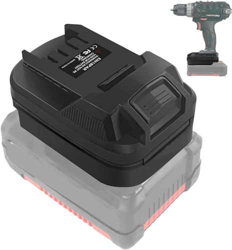 TEPULAS Adattatore per batteria Einhell da 18 V su per Parkside 20 V XTeam, adatto per Power X-Change Plus a Pap 20A1, 20B1, Pap 20B3 (senza batteria)