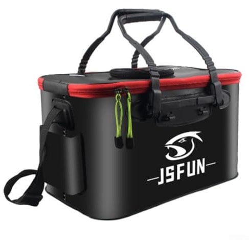 Oniissy Folding Fishing Bucket Live Fish Box, Portable Fish Sea Fishing Box, Fishing Bucket Tackle Storage Trays, Sea Fishing Box Outdoor Fish Protection Box (30cm)