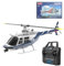 Metalakaer RC-Hubschrauber für Erwachsene, C138 2.4G 6CH Single Rotor ohne Querruder Militär Hubschrauber mit EIN-Tasten-Start und Landung Funktion, Outdoor Flugzeug für Anfänger (RTF Version)