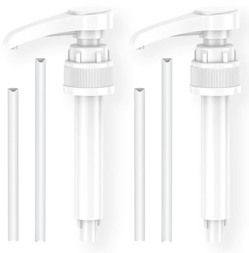 Mellbree Dosierpumpe für Best Body Vital Drink Nutrition für 500 ml/1000 ml Flaschengetränke,2-teilige Vital Drink Dosierpumpe, Pumpspender Pumpkopf für 28/410 Gewindebehälter Flasche