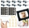 34-Stück teilig für Frauen Junggesellinnenabschied, JGA Deko mit Team Braut Armbänder, Herz Sonnenbrillen, Fotorequisiten Rahmen und temporären Tattoos, Perfekte Accessoires für Hochzeit (Schwarz)