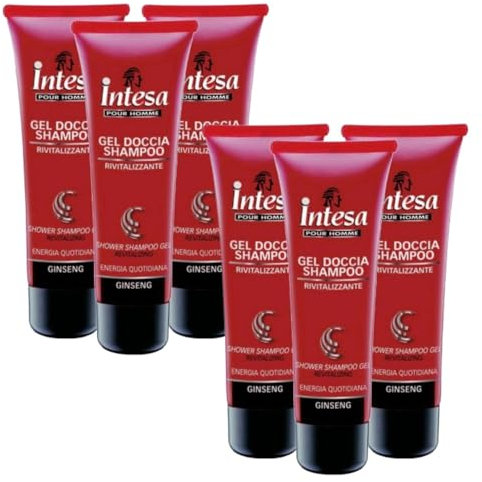 Intesa Gel Doccia Shampoo Rivitalizzante e Idratante Ginseng 50 Ml Mini Size (6)