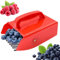22 x 14 x 7.5cm Raccogli Bacche con Pettine Metallico, Raccoglitore Mirtilli con Manico Ergonomico, Picker Berry Plastica, Strumento Raccogliere Frutti Piccoli per Lamponi, More, Ribes (Rosso & Nero)