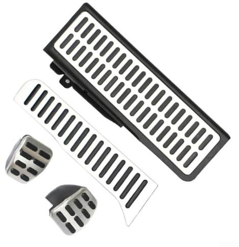 Robusti copri pedali per Touran, Tiguan, Golf 5, Golf 6, Octavia, costruiti per resistere all'uso quotidiano