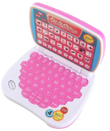 Generic Ordinateur Jouet, Stitch Trucs pour Enfants Ordinateur Portable avec Votre Enfant, s'adaptant à Leur Intellect en évolution et curiosité en Plastique Kid Toys Petit Portable pour