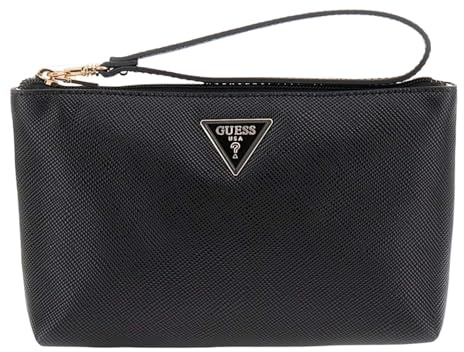 GUESS Utensilientasche Laurel II Wristlet Pouch Black schwarz