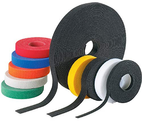 Panduit hls-75r0 Haken und Loop Rolle Kabelbinder, 75-foot Länge, Schwarz