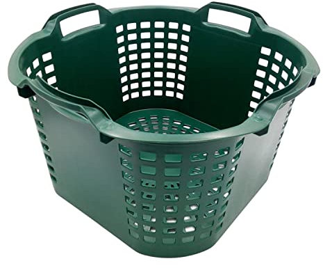 1a-Handelsagentur Unikorb versch.Farben und Größen Wäschekorb, Farbe:grün;Größe:50 Liter