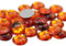 Allstarco Runde Acryl-Strasssteine, Kunststoff-Edelsteine mit flacher Rückseite, für Schmuckherstellung, Kostüme, Schmuck, Cosplay, Verzierungen, 75 Stück (Orange Hyazinthe, HC)