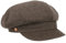 Mayser Damen Ballonmütze Schirmmütze Wide Fit Visor Made in EU Herbst Winter braun S (55-56 cm)