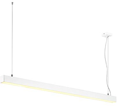 SLV Q-LINE DALI SINGLE LED, Pendelleuchte, dimmbar, 1500mm, weiss