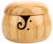 Longzhou Wooden Yarn Bowl - Bamboo Wool Yarn Bowl Yarn Storage Holder with Removable Lid for Knitting Crocheting