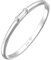 Elli PREMIUM Ring Damen Stapelring Verlobung Elegant mit Topas in 585 Weißgold
