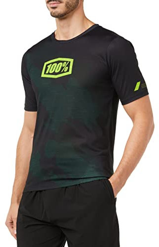 100% AIRMATIC LE Short-Sleeved Jersey Black CAMO - S