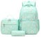 Daisy-Flower Print School Bag Backpack and Lunch Bag Set for Teens Girls Boys Bansusu Bookbag Travel Rucksack