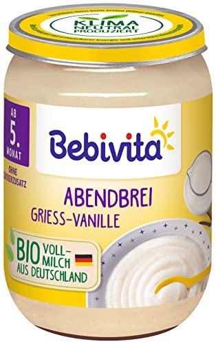 Bebivita Abendbrei Grieß-Vanille, 6er Pack