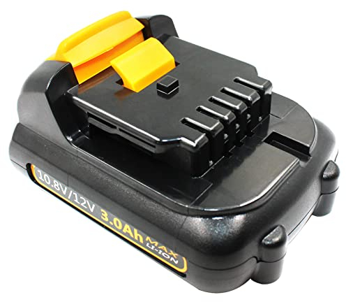 Batteria di ricambio agli ioni di litio da 3,0 Ah 10,8 V/12 V per Dewalt DCR020 GB XR, DCF815D2, DCF601D2, DCF610 DCB120 DCB121