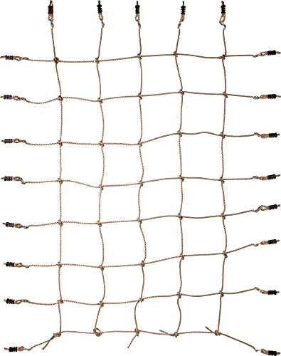GK Kletternetz mit Maschenweite ca. 25x25 cm, Seile aus Polypropylen, Breite x Höhe: (150 x 200 cm)