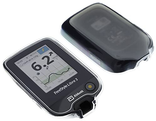 foto-kontor Case compatible with Abbott Freestyle Libre 3 bag rubber TPU protection transparent