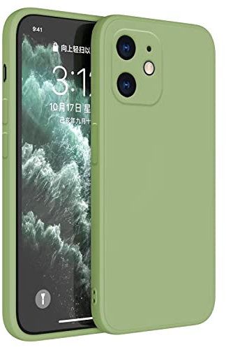 Topme Coque pour iPhone 11 (6.1 inches) Etui Housse, Protecteur de Peau en Silicone TPU - Vert Matcha