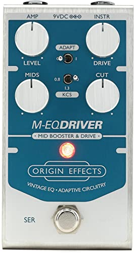 Origin Effects M-EQ Driver Mid Booster und Drive Pedal