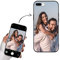 Yoedge Personalisierte Handyhülle für Apple iPhone 7 Plus / 8 Plus Hülle Selbst Gestalten mit Eigenem Foto Bild Text Personalisiert Case Individuelle Geschenk Schutzhülle Schwarz Cover 5,5