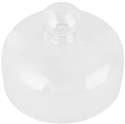 DOITOOL Schreibtischunterlage Kinder Glaskuchen-Kuppelabdeckung 13 cm Runde Klare Kuppeldeckel Lebensmittel-Displayschutz Dessert-Display Cloche-Plattenabdeckung Für -Cupcake-Käse Kuchen