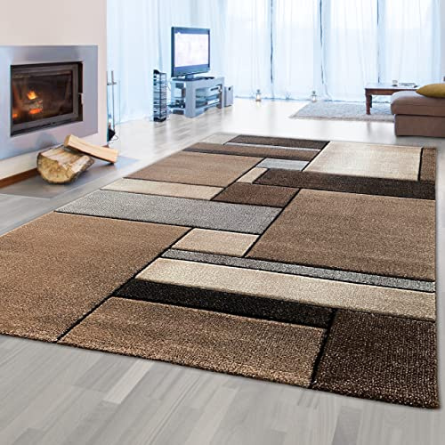 Teppich-Traum Eleganter Wohnzimmerteppich mit modern-klassischem Design | pflegeleicht | beige, 200 x 290 cm