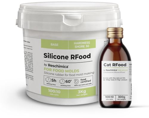 Reschimica Gomma Siliconica Alimentare R Food (3 kg) Facile da Usare