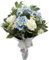 PLUS HOME Ramo para Cementerio de Flores Artificiales de Tela para Todos los Santos Medida + -78cm.ENCARADO Rosas Hortensia Blanco