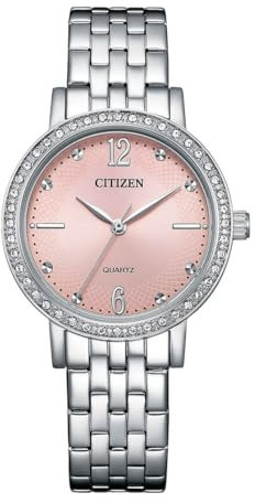 Citizen Femmes Analogique Automatique Japonais Montre avec Bracelet en Acier Inoxydable EL3100-55W