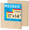MEEDEN Unfinished Wood Canvas Board: 1-1/2 Deep 11x14” Wooden Canvas Panel Pack of 2 - Blank Cradled Wood Art Board for Painting
