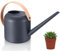 Regadera para interiores, regadera de plantas de 1,7 L con boquilla larga, regadera pequeña para regar plantas de jardín, flores, plantas colgantes (gris)
