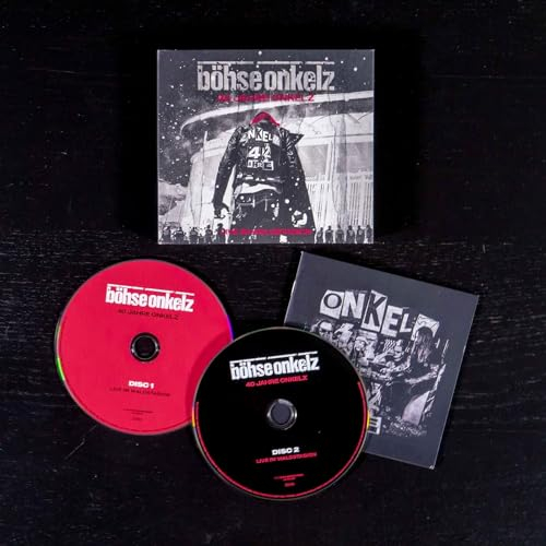 Böhse Onkelz, Neues Album 2024, 40 Jahre Onkelz, Live im Waldstadion am 22. & 23.07.2022, 2CD Digibook mit 28 Seitem Booklet