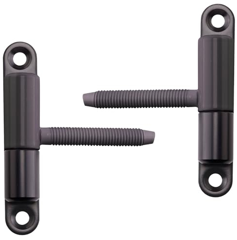 2x SOTOOLS Türband Aufschraub-Einbohrband mit Zapfen M8x50mm schwarz lackiert mit wartungsfreier Gleitlagertechnik für Türen bis 40Kg