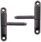 2x SOTOOLS Türband Aufschraub-Einbohrband mit Zapfen M8x50mm schwarz lackiert mit wartungsfreier Gleitlagertechnik für Türen bis 40Kg