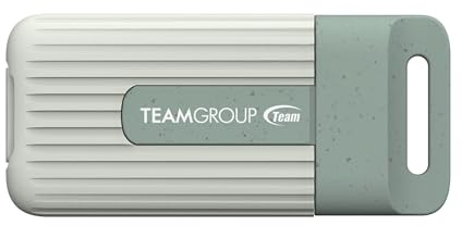 TEAMGROUP PD20 ECO 4TB Portable External Solid State Drive SSD Read up to 1000MB/s USB 3.2 Gen2x1 Type-C Waterproof Dustproof IP54 TPSEG4004T0C102