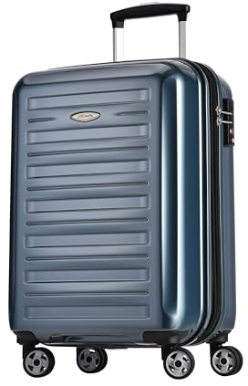 Probeetle by Eminent Handgepäckkoffer Voyager IX Erweiterbar S 55cm 47/56L Super Leicht 4 Doppelrollen 360° Hartschalenkoffer Graphit