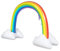 TOYANDONA 1stück Inflatable Rainbow Sprinkler Arch Für Junge Mädchen Lustiges Wasserspielzeug Für Garten Outdoor-Spielzeug Für Sommeraktivitäten Und Eltern-Junge Mädchen-interaktion