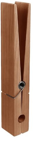 Grande pince à linge en bois de 30,5 cm - Porte-serviette géante en bois - Grandes pinces à vêtements en bois avec ressort
