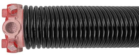 YoToolGDS Garagentor-Torsionsfeder für rechte Hand, 5,1 cm, mit rutschfesten Wickelstangen und Handschuhen, hochpräzise Elektrophorese, schwarz beschichtet, für Ersatz, min. 16.000 Zyklen (0,55 x 5,1