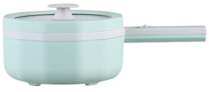 HJHIKJK Ollas Olla eléctrica para el hogar, Olla pequeña Multiusos para cocinar Fideos al Vapor, Olla eléctrica de pequeña Potencia