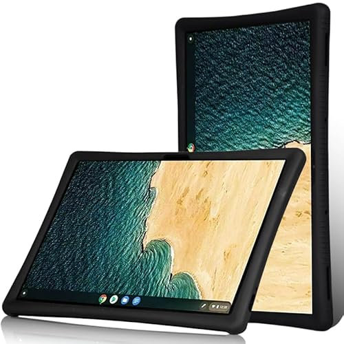 MingFeng La custodia protettiva in silicone è compatibile con Lenovo Chromebook Duet 10.1 GEN9, Duet3/DueT5 Four Corner Anti Drop Thick Tablet Custodia protettiva Duet3i (Lenovo IdeaPad Duet