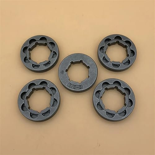 LALAL Pignon de jante d'embrayage Standard à 8 dents, 3/8 pouces, 5 pièces, for HUSQVARNA 365 371 372 XP 362 385 390 394 395 570 575 2100 2101 3120, tronçonneuse