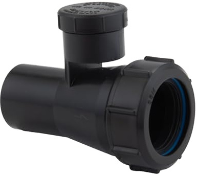 McAlpine 1 1/4 Anti Siphon Adaptor - Black