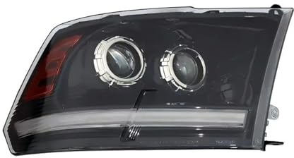 CGBWMB Feux Avant Pour Dodge Pour Ram 1500 2009-2022 Phares À LED Complets Clignotants Séquentiels Et Feux De Jour Voiture Phares(Droite)