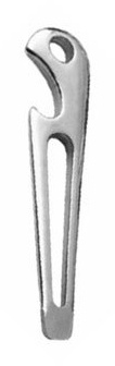 Yacht Steel Schäkelschlüssel/Schäkelöffner, 5mm, 86mm, 46mm
