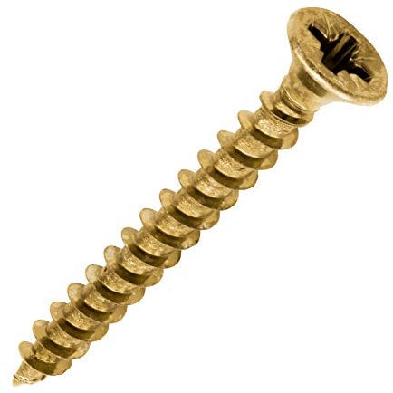 TIMco 40035SOLOC - Pz2 Csk Zyp Pasivado Solo Woodscrew - Amarillo