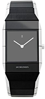 Jacob Jensen Herren-Armbanduhr Sapphire Series 550 Analog Edelstahl beschichtet Mehrfarbig 550