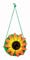 Generique - Hippie-Tasche mit Riesenblume - Grün